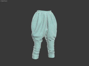 3d ottoman pants 3D Model