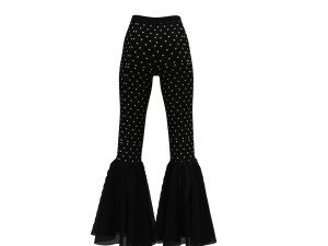 pants fancy flared bottom 3D मॉडल