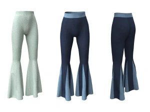 pants gored dance pants 3D Model