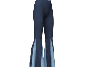 pants gored dance pants 3D Model