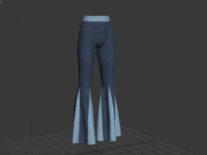 pants gored dance pants 3D मॉडल