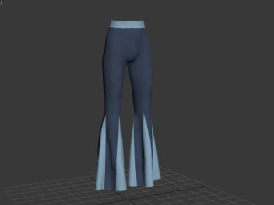 pants gored dance pants 3D Model