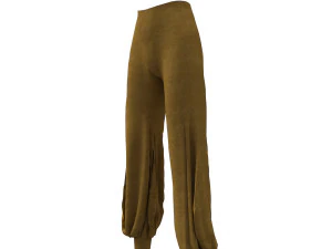 3d pants yoga royal 3D Model