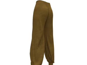 3d pants yoga royal 3D Model