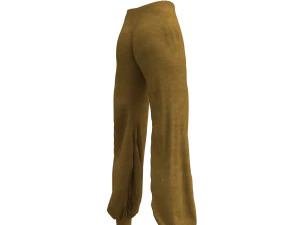3d pants yoga royal 3D Model