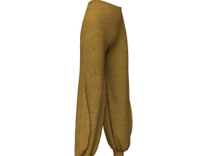 3d pants yoga royal 3D-Modell