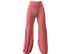 3d pants yoga royal 3D-Modell
