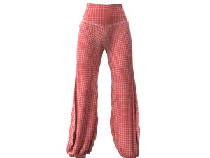 3d pants yoga royal 3D Model