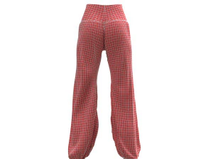 3d pants yoga royal 3D Model