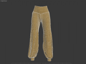 3d pants yoga royal 3D-Modell