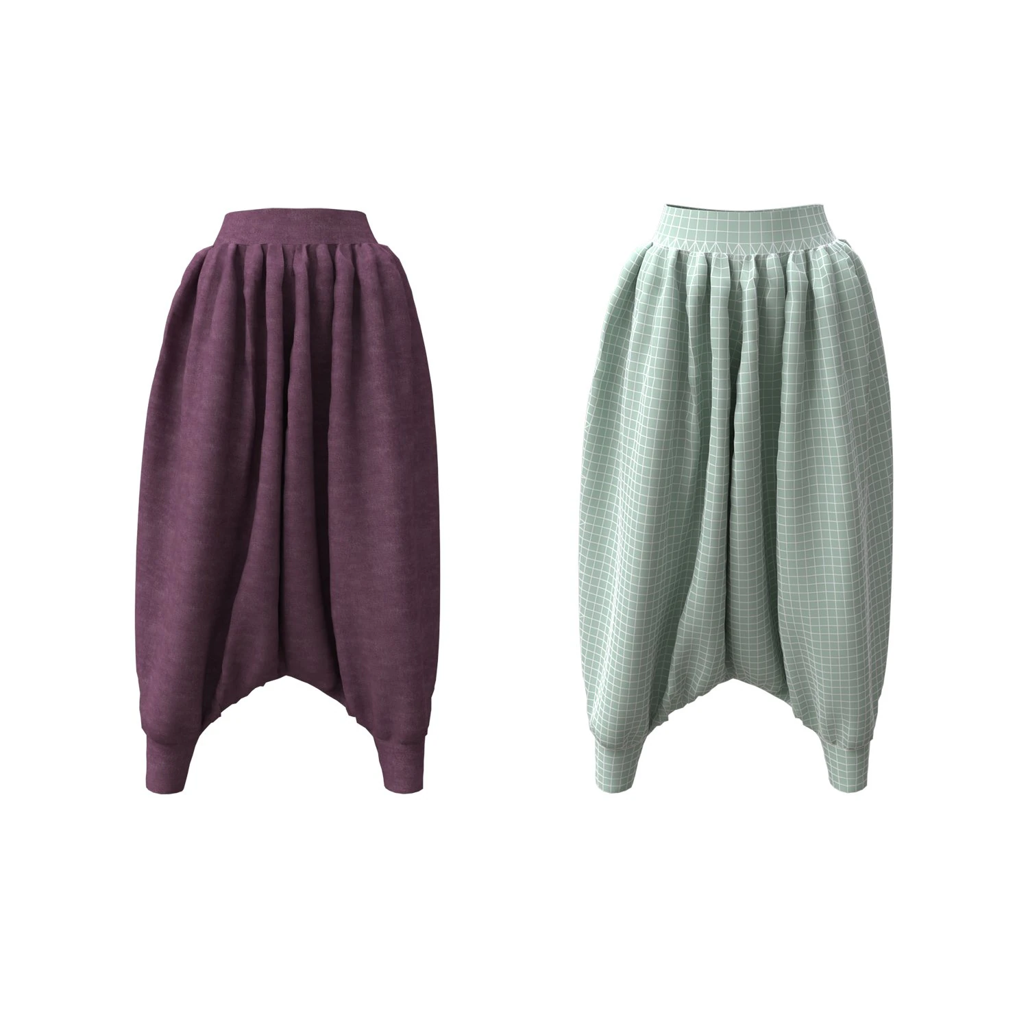 3d yoga pants 3D Model .c4d .max .obj .3ds .fbx .stl .blend 