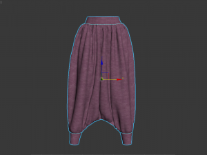 3d yoga pants Modello 3D