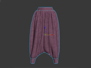 3d yoga pants 3D Model