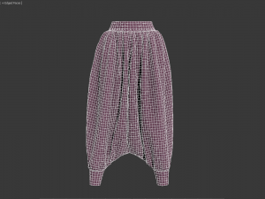 3d yoga pants Modello 3D