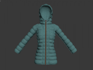 womens jacket Model 3D