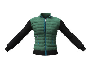 jacket men double breasted coat Modèle 3D