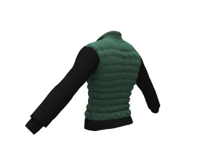 jacket men double breasted coat Modèle 3D