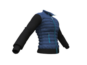 jacket men double breasted coat Modèle 3D