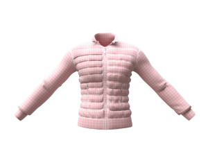 jacket men double breasted coat Modèle 3D