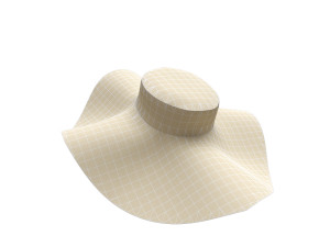 3d sun hat 3D 모델