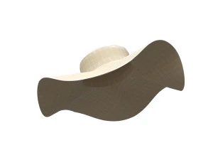 3d sun hat 3D Model