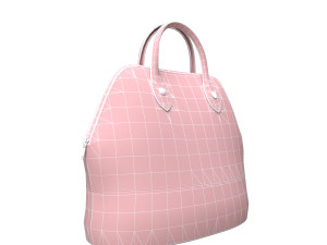 leather handbag 3Dモデル