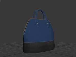 leather handbag 3Dモデル