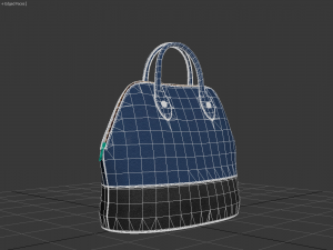 leather handbag 3Dモデル