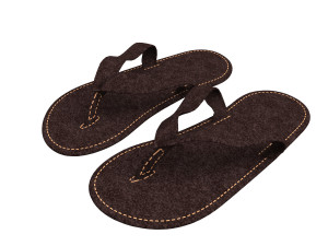 3d leather slipper 3D Модель