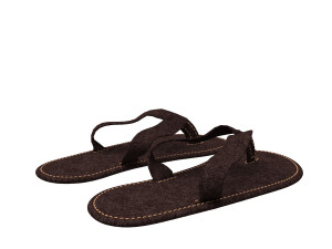 3d leather slipper 3D Модель