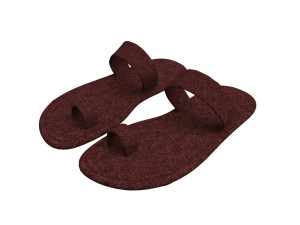 3d leather slippers Modèle 3D