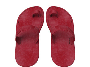3d leather slippers Modèle 3D