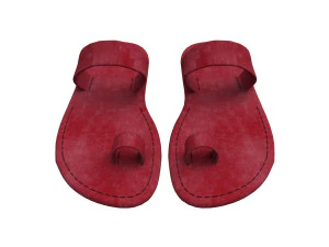 3d leather slippers 3D Model