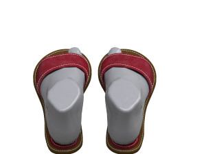 female slippers 3D मॉडल
