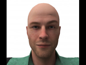 3d realistic man character with clothing 3D Model