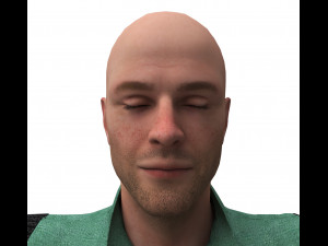 3d realistic man character with clothing 3D Model