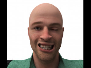 3d realistic man character with clothing 3D Model