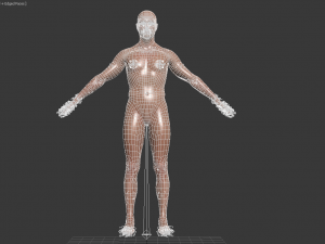 3d realistic man character with clothing 3D Model