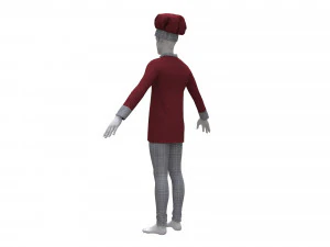 chef clothing 3D Model