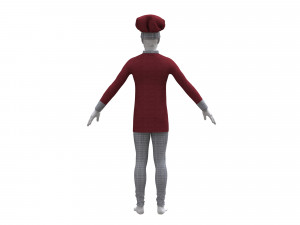 chef clothing Modelo 3D