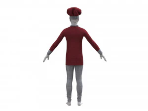 chef clothing 3D Model