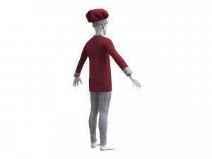 chef clothing Modelo 3D