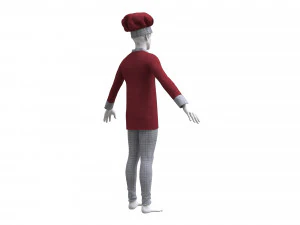 chef clothing 3D Model