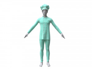 chef clothing Modelo 3D