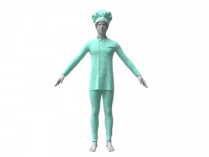 chef clothing 3D Model