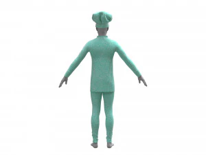 chef clothing 3D Model