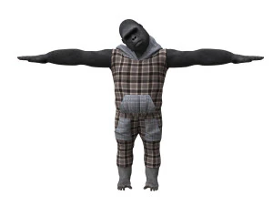 gorila 3d 3D Model