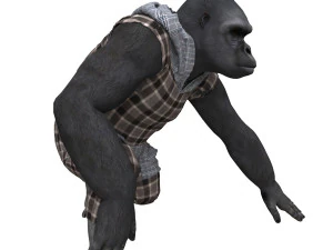 gorila 3d 3D Model