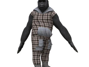 gorila 3d 3D Model