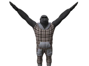 gorila 3d 3D Model